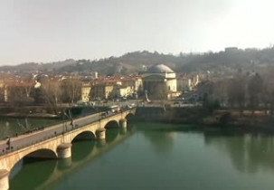 Slika pregleda web-kamere Turin - Ponte Vittorio Emanuele - Gran Madre di Dio